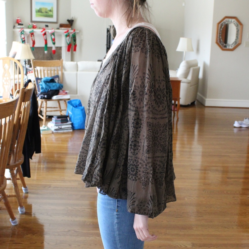 Free People Bandana Print Swing Top - Picture 7 of 8